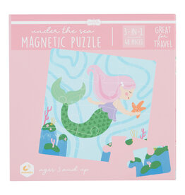 Mudpie Pink Ocean Magnetic Puzzle