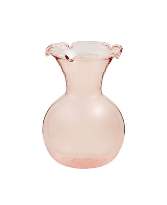 Mudpie Pink Botanica Mini Ruffle Vases