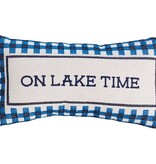 Mudpie On Lake Time Mini Needlepoint Pillow