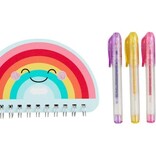 Mudpie Rainbow Stationery Set