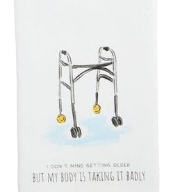 Mudpie Body Funny Birthday Towel