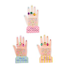 Mudpie Ring & Nail Sticker Set (various)