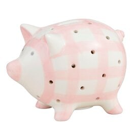 Mudpie Pink Light Up Piggy Bank