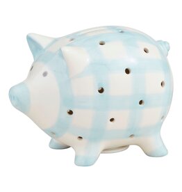 Mudpie Blue Light Up Piggy Bank