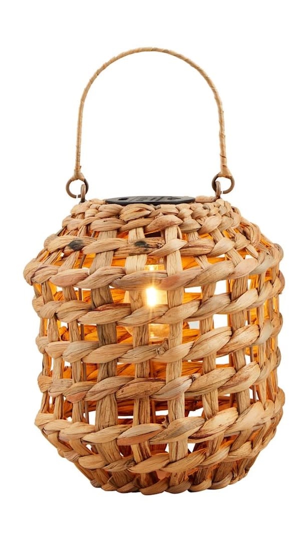 Mudpie Small Mini Hyacinth Light-Up Lantern