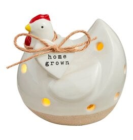 Mudpie Hen Light-Up Sitter (chicken)