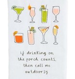 Mudpie Outdoorsy Porch Drinking Towel