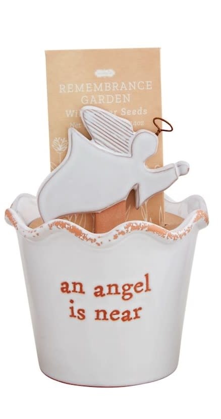 Mudpie Angel Remembrance Garden Pot Set