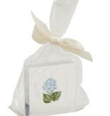 Mudpie Blue Flower Spring Acrylic Art Block