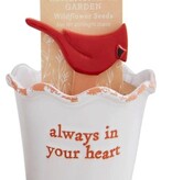 Mudpie Cardinal Remembrance Garden Pot Set