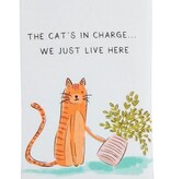 Mudpie Cat's In Charge Ric-Rac Towel