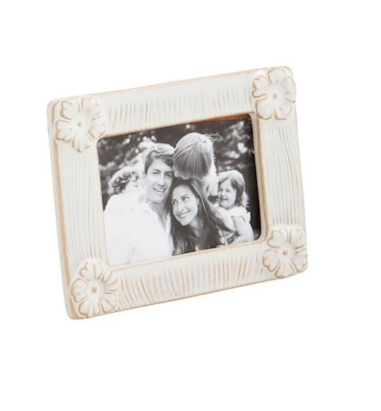 Mudpie Horizontal Flower Mini Frame
