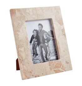 Mudpie Large Tan Marble Frame