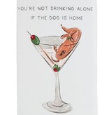 Mudpie Martini Towel Dog Ric-Rac Towel