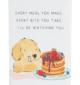 Mudpie Pancake Towel Dog Ric-Rac Towel