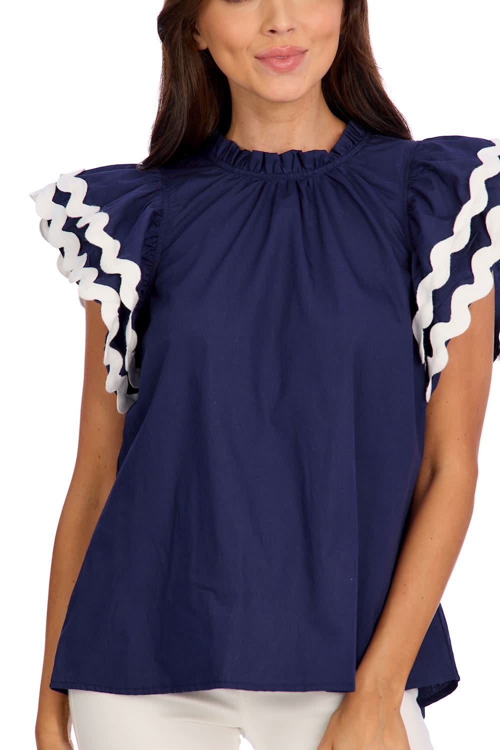 Mudpie Angie Ric-Rac Top Nv-M