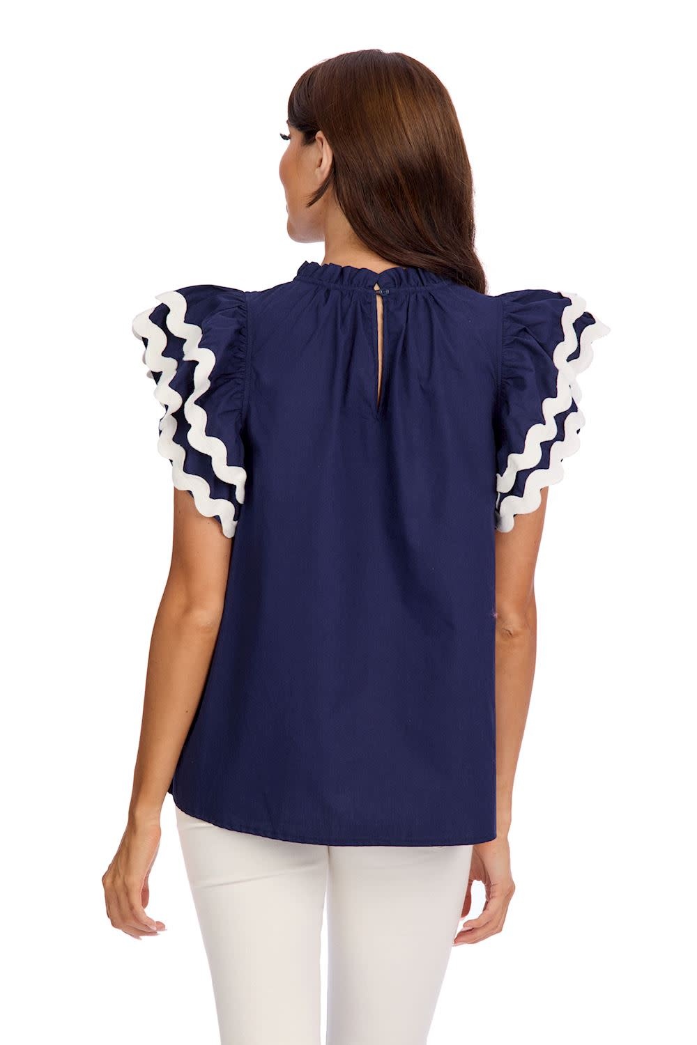 Mudpie Angie Ric-Rac Top Nv-M