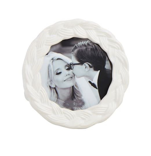 Mudpie Circle Mini Braided Stoneware Frame