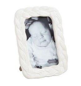 Mudpie Rectangle Mini Braided Stoneware Frame