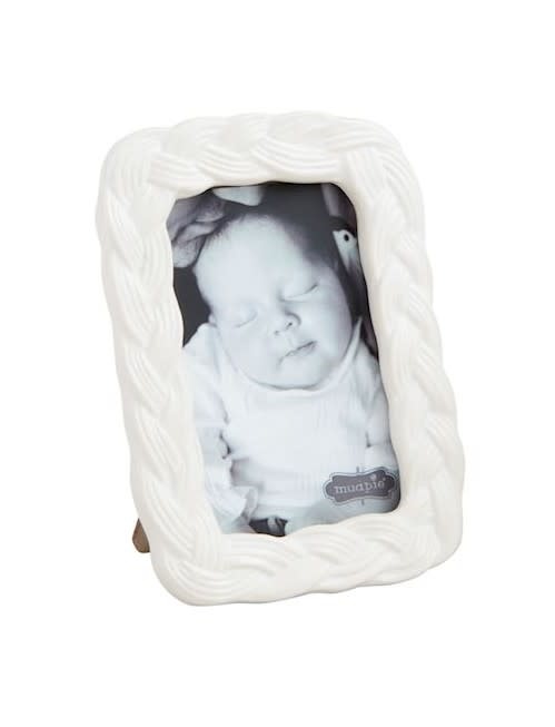 Mudpie Rectangle Mini Braided Stoneware Frame