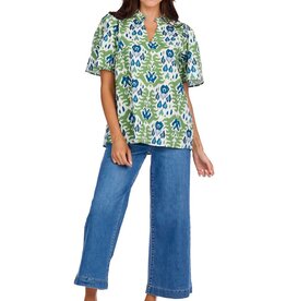 Mudpie Chase Flounce Sleeve Top Gr-M