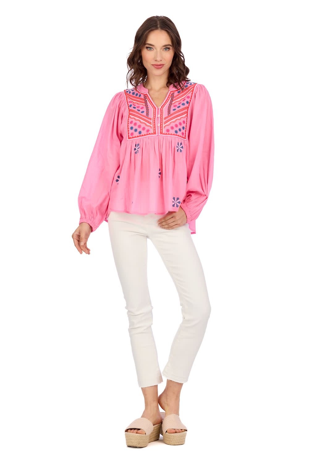 Mudpie Margeaux Embellished Top Pk-L