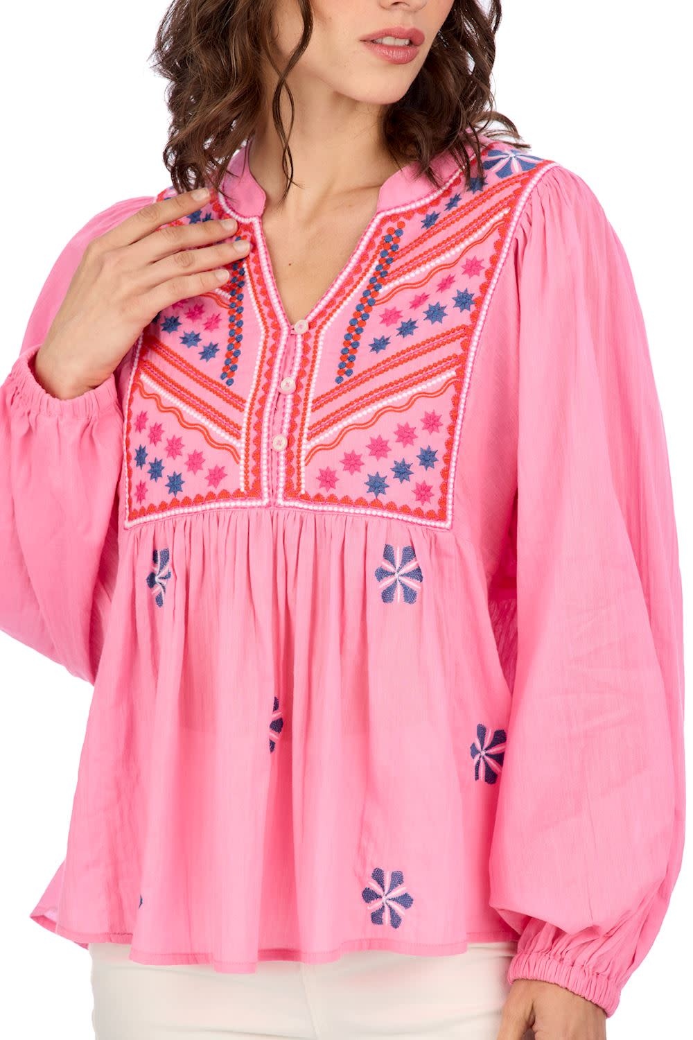 Mudpie Margeaux Embellished Top Pk-L