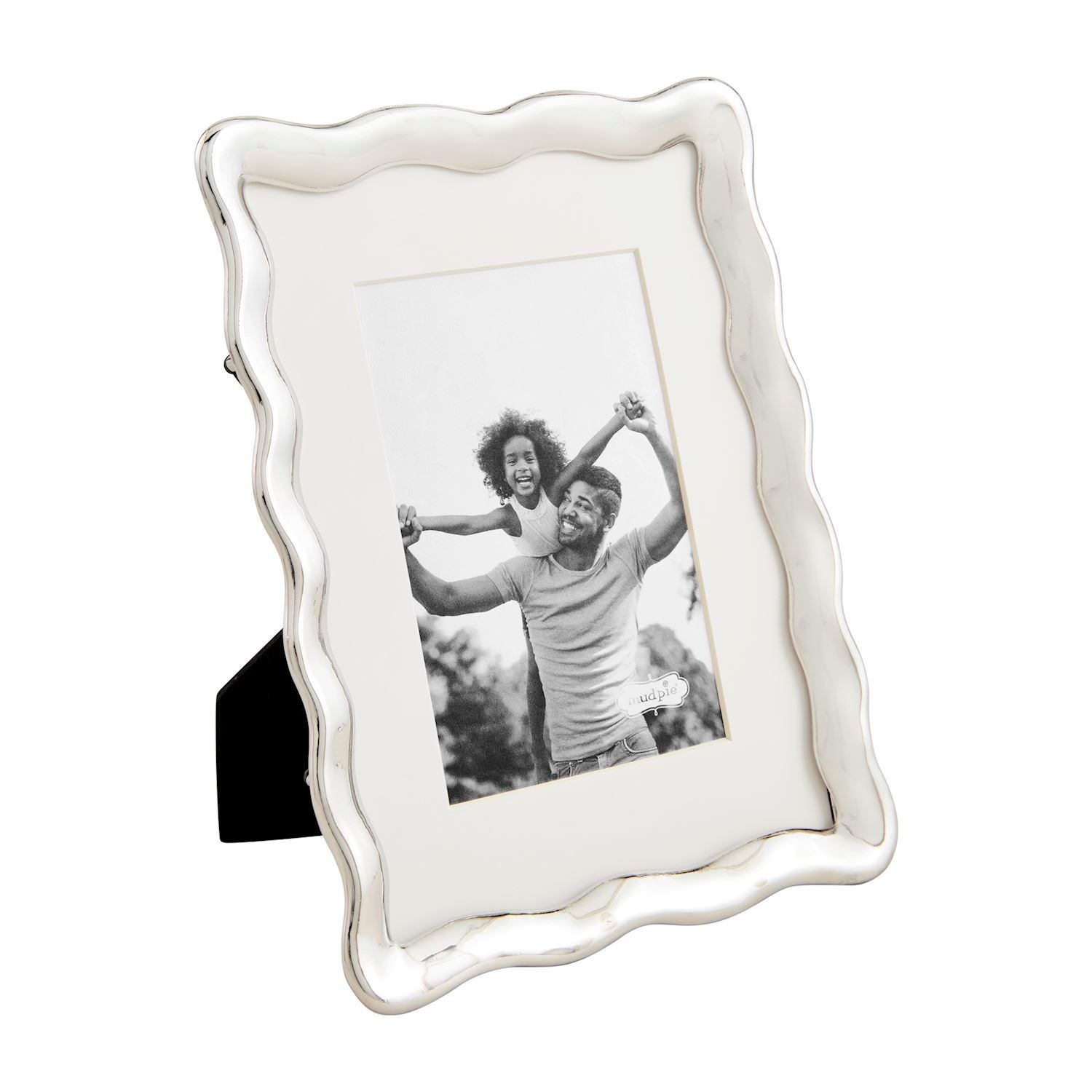 Mudpie Small Wavy Metal Frame