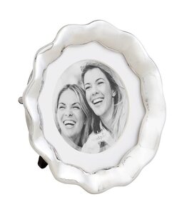 Mudpie Round Mini Wavy Metal Frame