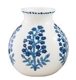 Mudpie Bloom Block Print Flower Vase