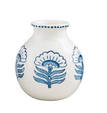 Mudpie Cflwr Block Print Flower Vase