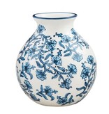 Mudpie Buti Block Print Flower Vase