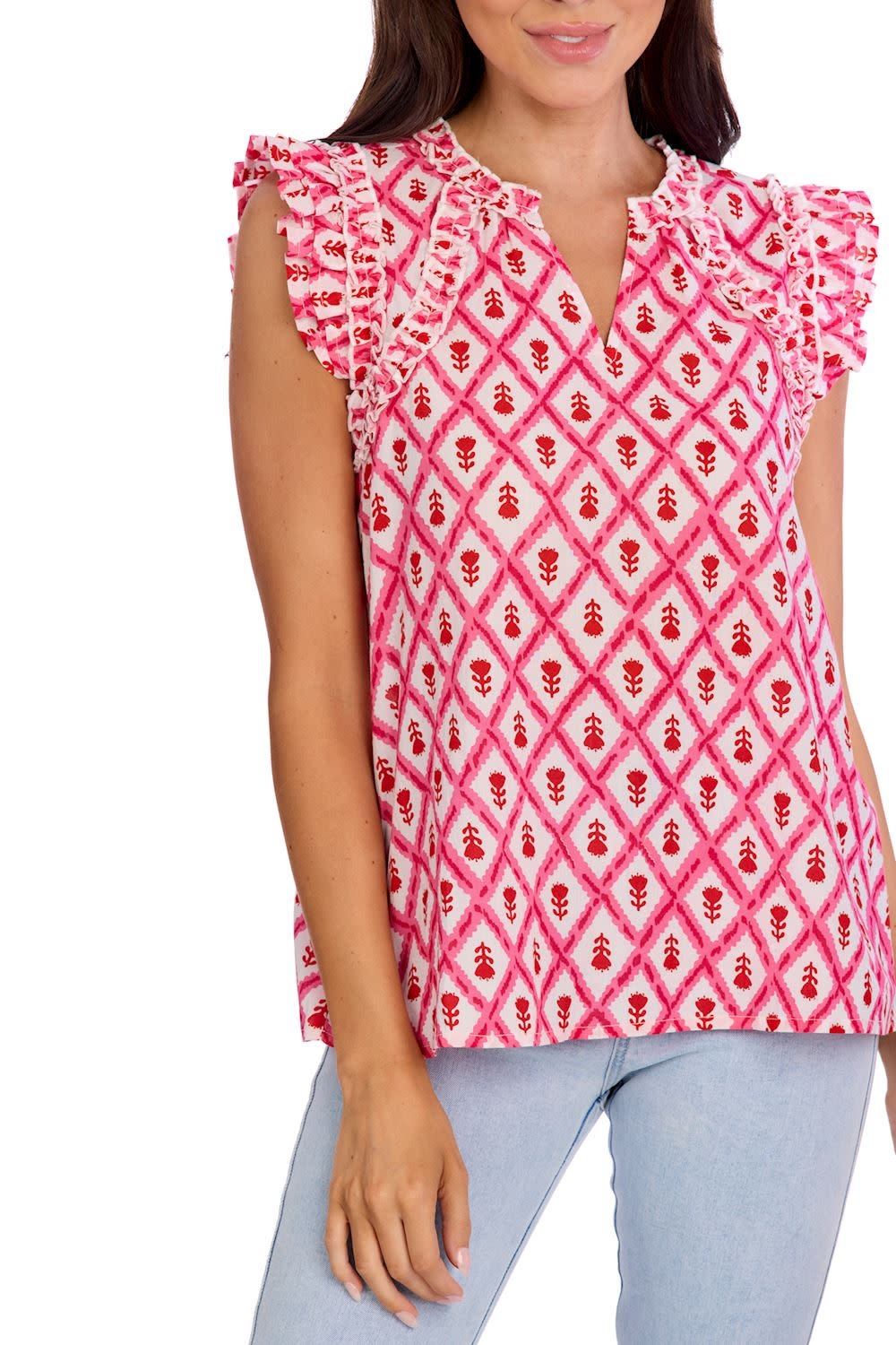 Mudpie Beatrix Flutter Top Pk-L