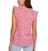 Mudpie Beatrix Flutter Top Pk-L