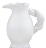 Mudpie Medium Twisted Handle Pitcher Vase