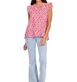 Mudpie Beatrix Flutter Top Pk-S