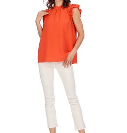 Mudpie Alani Ruffle Top Or-L