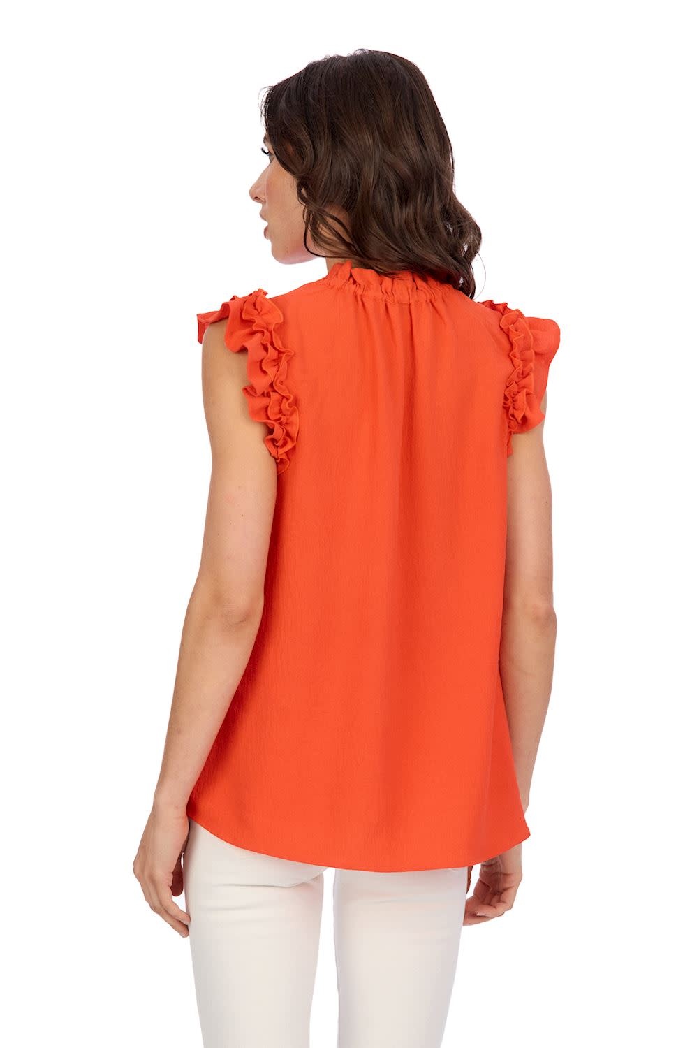 Mudpie Alani Ruffle Top Or-S
