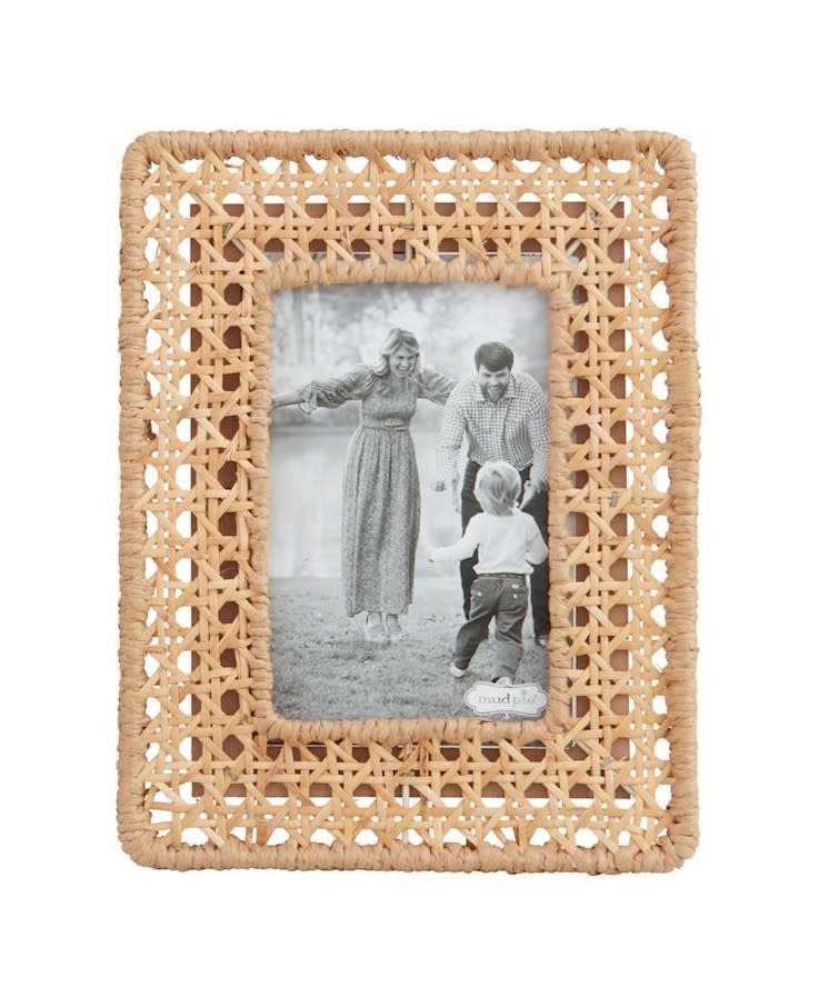 Mudpie Small Woven Cane Frame