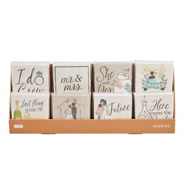 Mudpie Wedding Cocktail Napkin Sets (various)