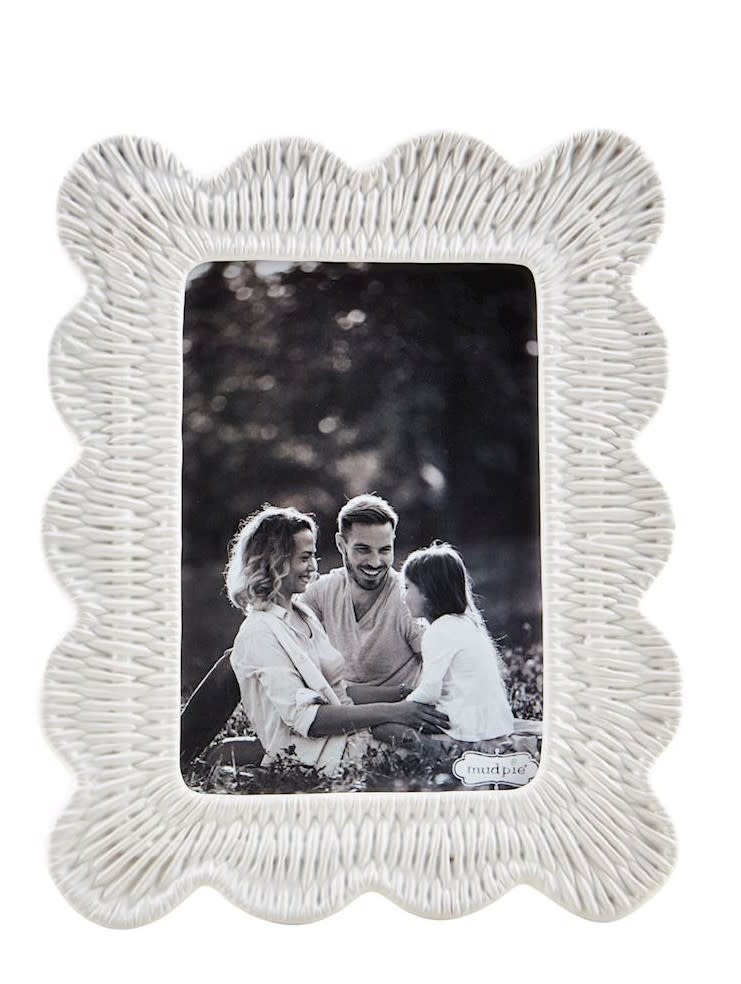 Mudpie Large Wicker Stoneware Frame