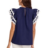 Mudpie Angie Ric-Rac Top Nv-S