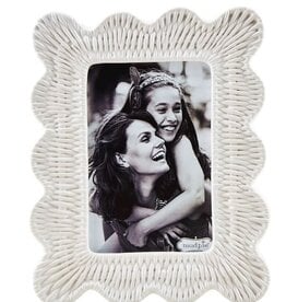 Mudpie Small Wicker Stoneware Frame