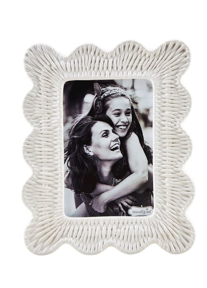 Mudpie Small Wicker Stoneware Frame