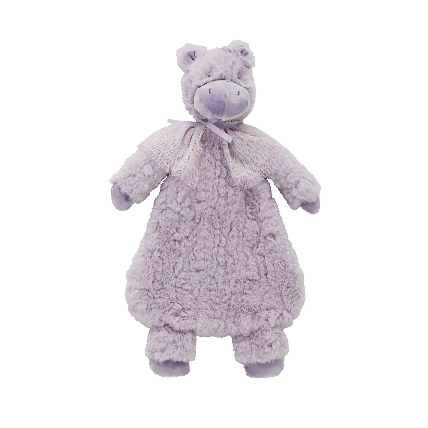 Mudpie Hippo Princess Plush Woobie