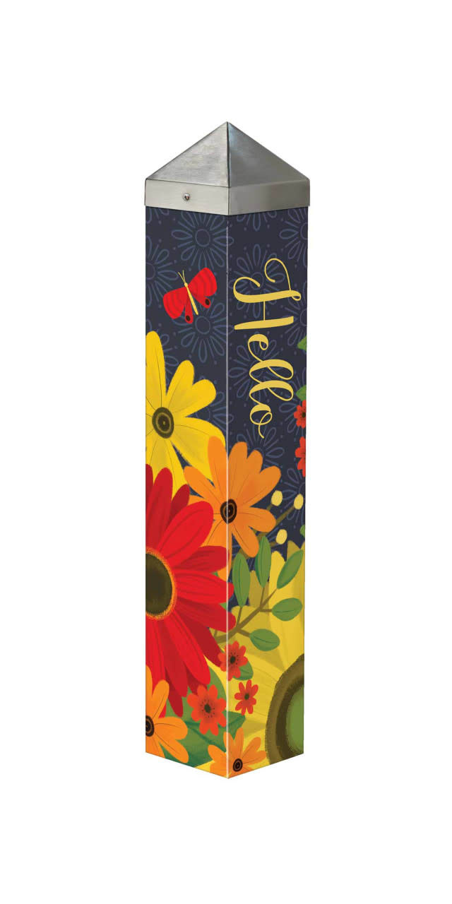 Studio M Gerbera Garden 20" Art Pole