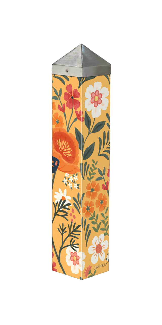 Studio M Meadow Flora Orange 20" Art Pole
