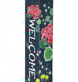 Studio M Geranium Welcome 20" Art Pole