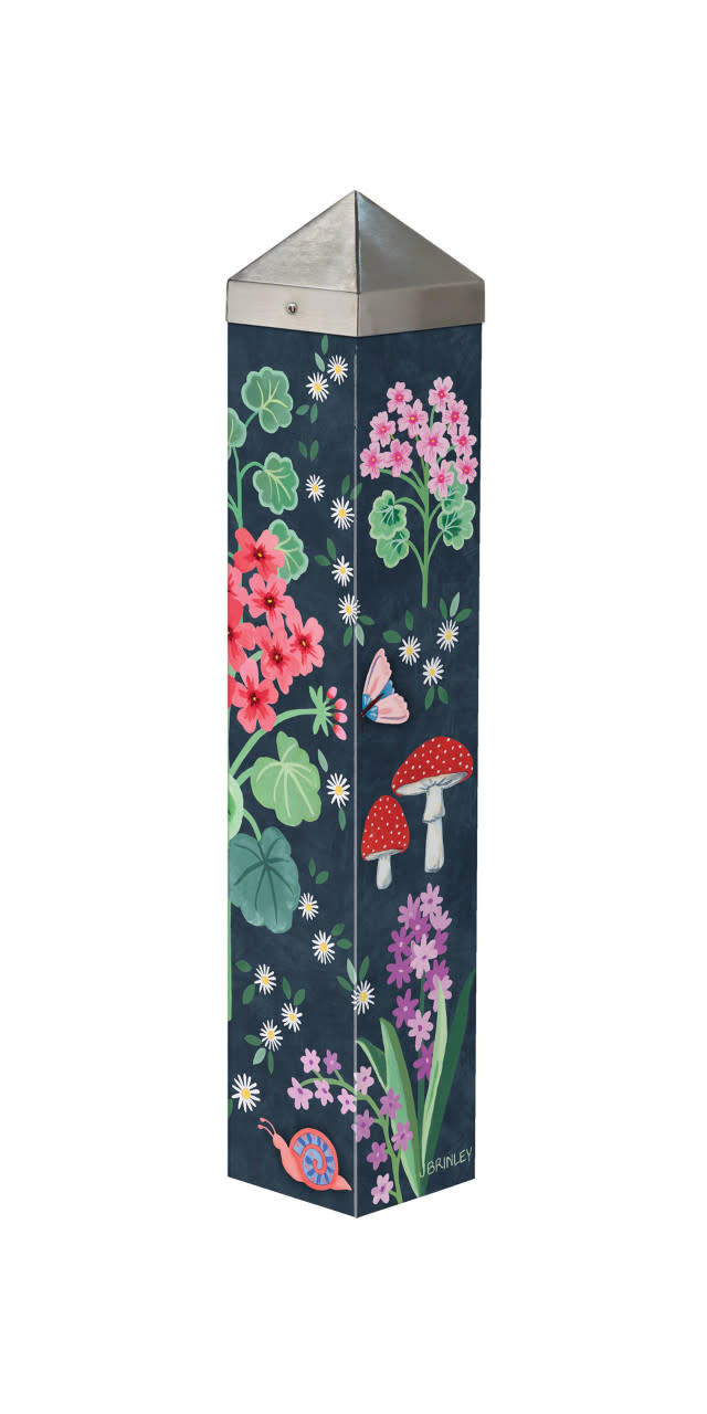 Studio M Geranium Welcome 20" Art Pole