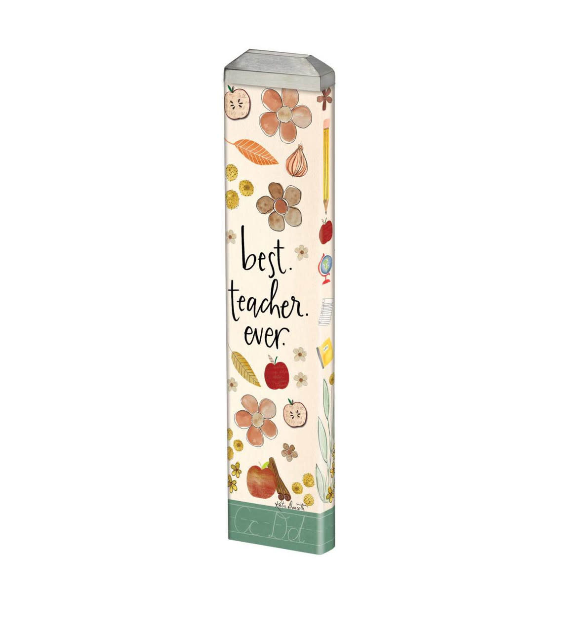 Studio M Best Teacher Ever 13" Mini Art Pole